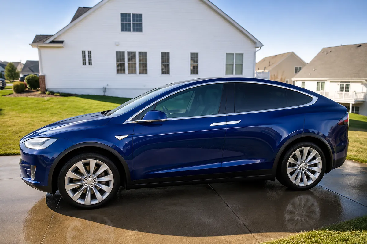 Freshly detailed Tesla — RJ Auto Detailing